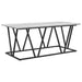 Masă de cafea sonoma gri 100 x 50 x 40 cm Lemn aranjat și metal - WALTI WALTI