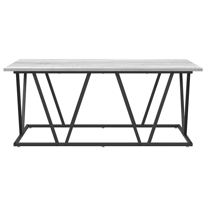 Masă de cafea sonoma gri 100 x 50 x 40 cm Lemn aranjat și metal - WALTI WALTI