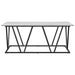 Masă de cafea sonoma gri 100 x 50 x 40 cm Lemn aranjat și metal - WALTI WALTI
