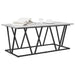 Masă de cafea sonoma gri 100 x 50 x 40 cm Lemn aranjat și metal - WALTI WALTI