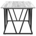 Masă de cafea sonoma gri 100 x 50 x 40 cm Lemn aranjat și metal - WALTI WALTI