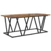 Masă de cafea Lemn vechi 100 x 50 x 40 cm Lemn aranjat și metal - WALTI WALTI
