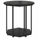 Set măsuțe laterale 2 pcs Stejar negru 50 x 50 x 50.5 cm - WALTI WALTI