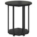 Set măsuțe laterale 2 pcs Stejar negru 50 x 50 x 50.5 cm - WALTI WALTI