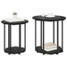 Set măsuțe laterale 2 pcs Stejar negru 50 x 50 x 50.5 cm - WALTI WALTI