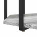 Set măsuțe laterale 2 pcs Gri sonoma și Negru 50 x 50 x 50.5 cm - WALTI WALTI