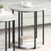 Set măsuțe laterale 2 pcs Gri sonoma și Negru 50 x 50 x 50.5 cm - WALTI WALTI