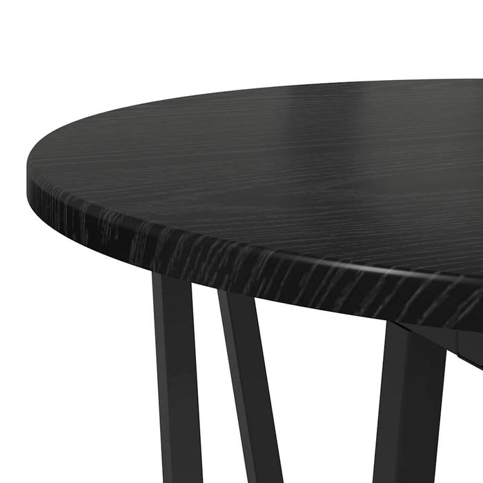 Set măsuțe laterale 2 pcs Stejar negru 50 x 50 x 50.5 cm - WALTI WALTI