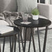 Set măsuțe laterale 2 pcs Stejar negru 50 x 50 x 50.5 cm - WALTI WALTI