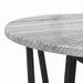 Set măsuțe laterale 2 pcs Gri sonoma și Negru 50 x 50 x 50.5 cm - WALTI WALTI