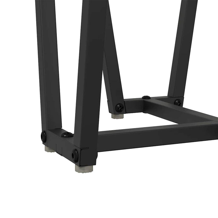 Set măsuțe laterale 2 pcs Gri sonoma și Negru 50 x 50 x 50.5 cm - WALTI WALTI