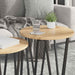 Set măsuțe laterale 2 pcs Stejar Artisan și Negru - WALTI WALTI