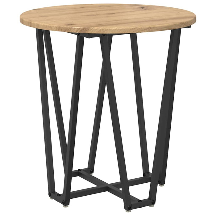 Set măsuțe laterale 2 pcs Stejar Artisan și Negru - WALTI WALTI