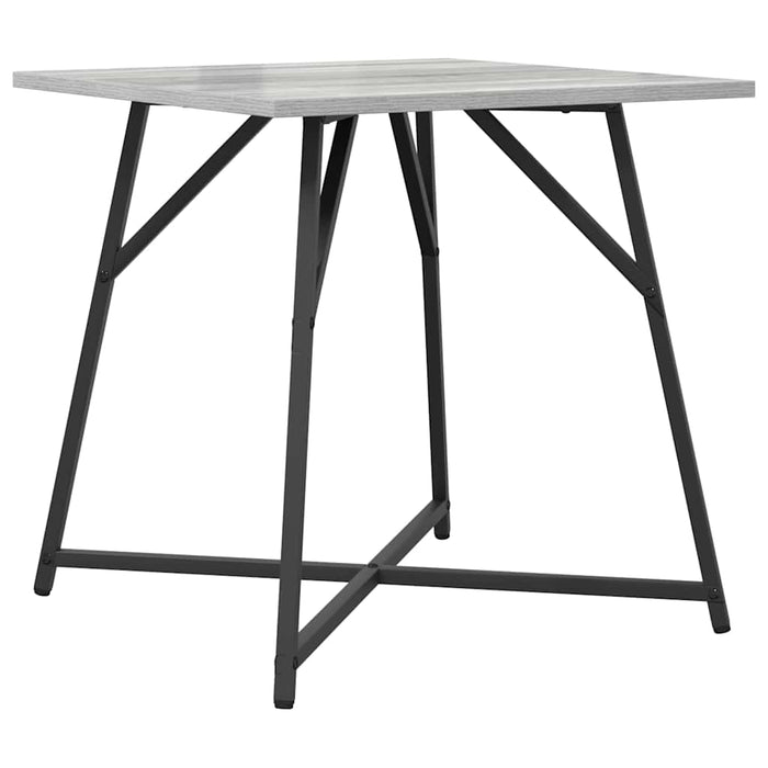 Set măsuțe laterale 2 pcs Gri sonoma și Negru 50 x 50 x 50 cm - WALTI WALTI