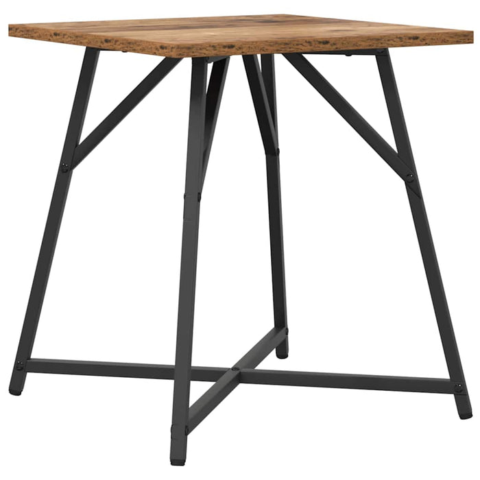 Set măsuțe laterale 2 pcs Lemn vechi și Negru 50 x 50 x 50 cm - WALTI WALTI