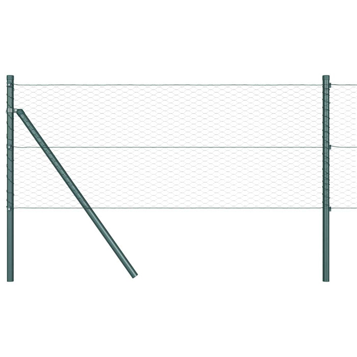 Îngrădire cu stâlpi Verde 0.6 x 10 m otel acoperit cu PVC - WALTI WALTI