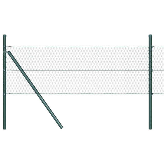 Îngrădire cu stâlpi Verde 0.6 x 25 m otel acoperit cu PVC - WALTI WALTI