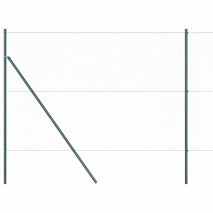 Stâlp de gard. Verde 25 x 1,5 m (plasă de 25 mm) Oțel - WALTI WALTI