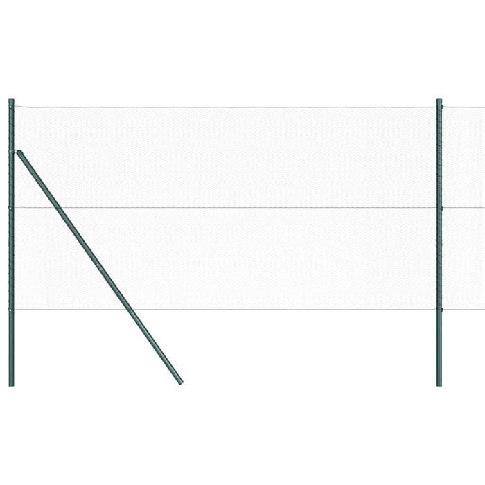 Îngrădire cu stâlpi Verde 1.4 x 50 m otel acoperit cu PVC - WALTI WALTI