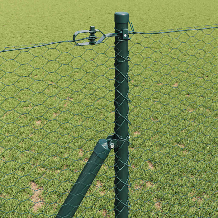 Îngrădire cu stâlpi Verde 1.4 x 50 m otel acoperit cu PVC - WALTI WALTI