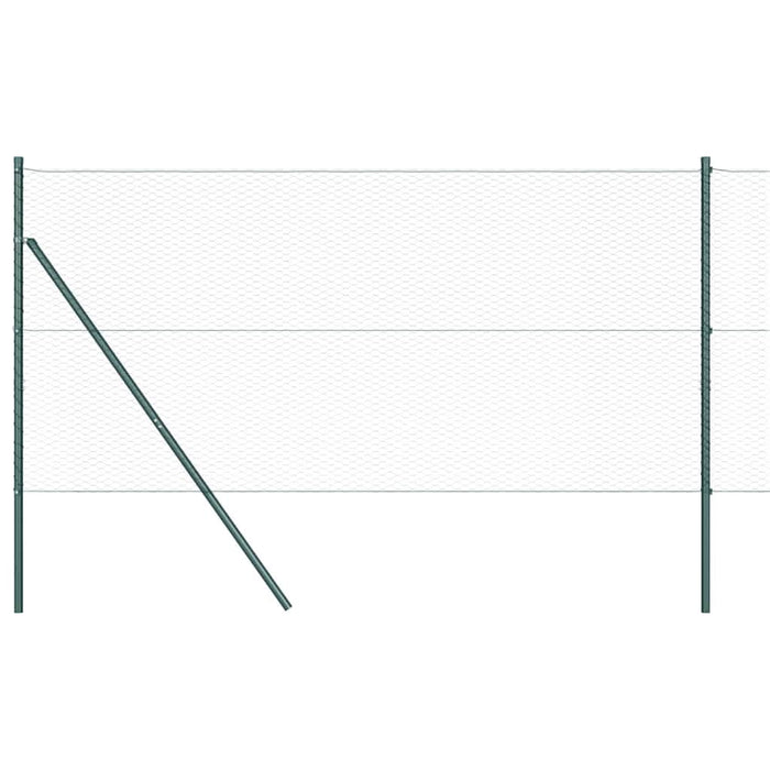 Îngrădire cu stâlpi Verde 1.4 x 50 m otel acoperit cu PVC - WALTI WALTI