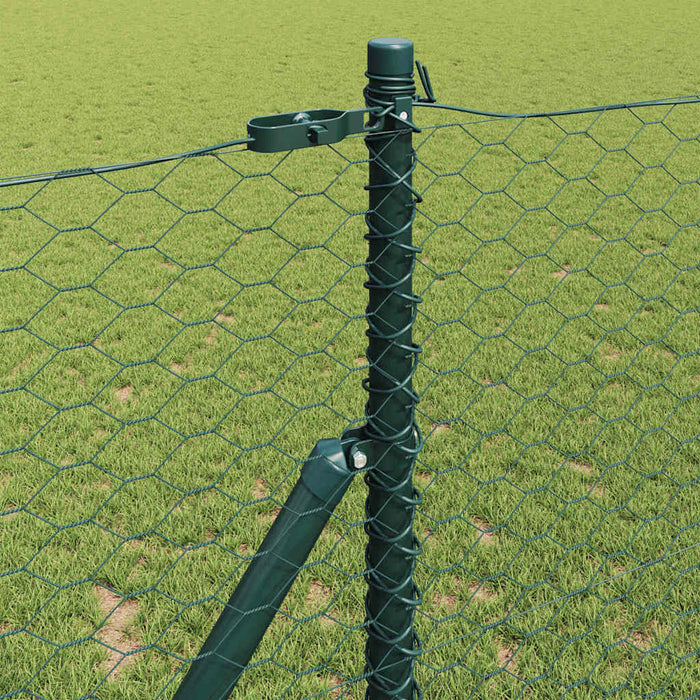 Îngrădire cu stâlpi Verde 1.4 x 50 m otel acoperit cu PVC - WALTI WALTI