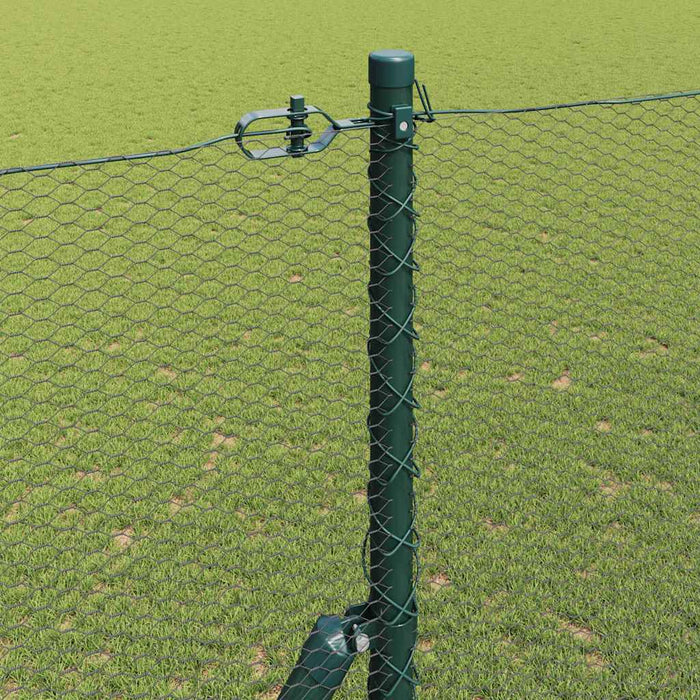 Îngrădire cu stâlpi Verde 1.5 x 50 m otel acoperit cu PVC - WALTI WALTI