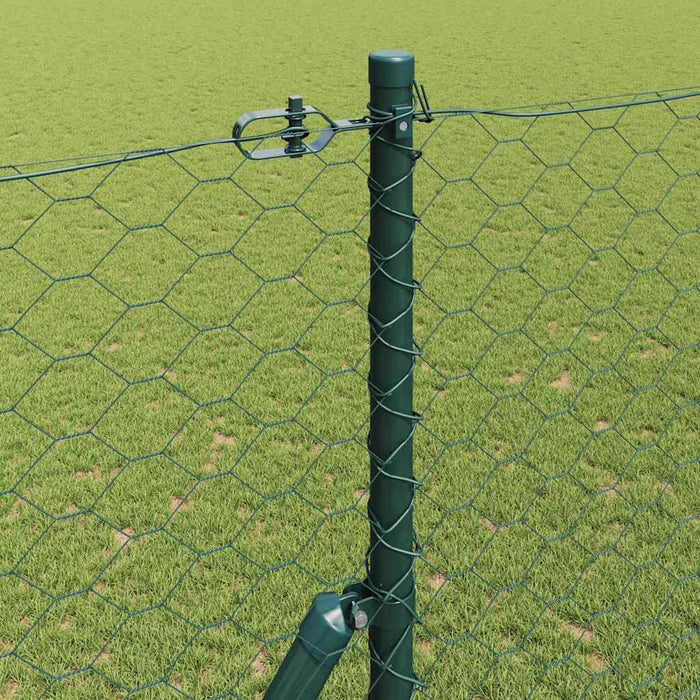 Îngrădire cu stâlpi Verde 1.6 x 50 m otel acoperit cu PVC - WALTI WALTI