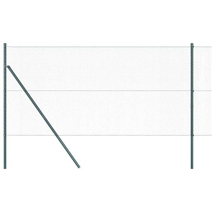 Îngrădire cu stâlpi Verde 1.2 x 100 m otel acoperit cu PVC - WALTI WALTI