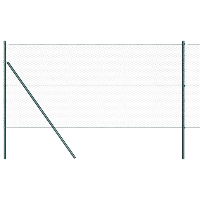 Îngrădire cu stâlpi Verde 1.2 x 100 m otel acoperit cu PVC - WALTI WALTI