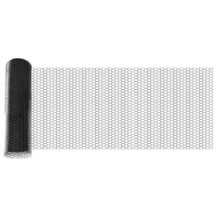 Îngrădire cu stâlpi Gri 0.5 x 25 m otel acoperit cu PVC - WALTI WALTI