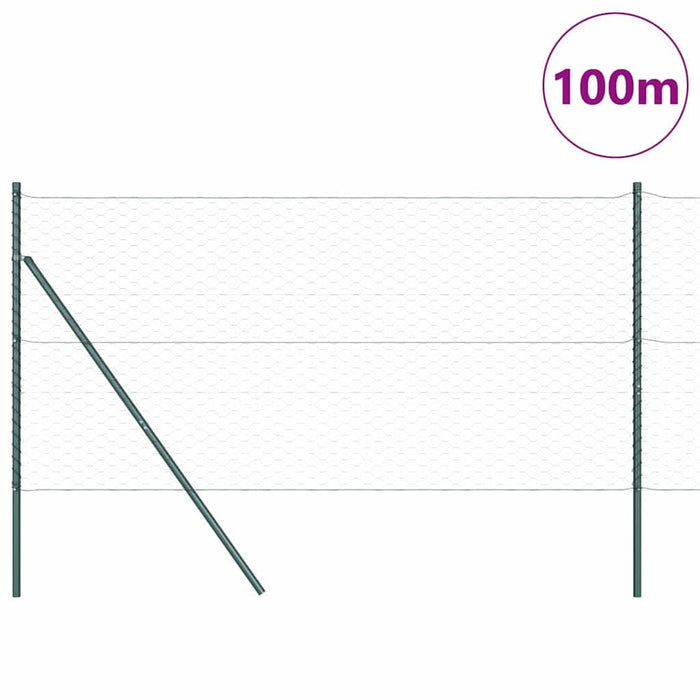 Îngrădire cu stâlpi Gri 1.4 x 100 m otel acoperit cu PVC - WALTI WALTI