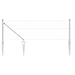 Stâlp de gard. Argintiu - WALTI WALTI