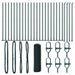 Stâlp de gard. Verde - WALTI WALTI