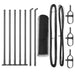 Stâlp de gard. Gri - WALTI WALTI
