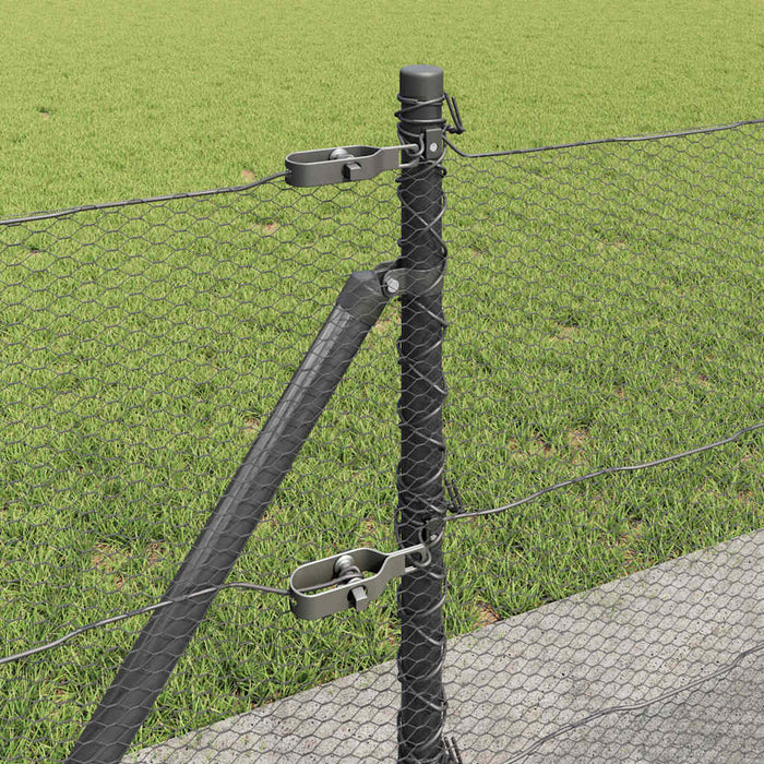 Stâlp de gard. Gri - WALTI WALTI