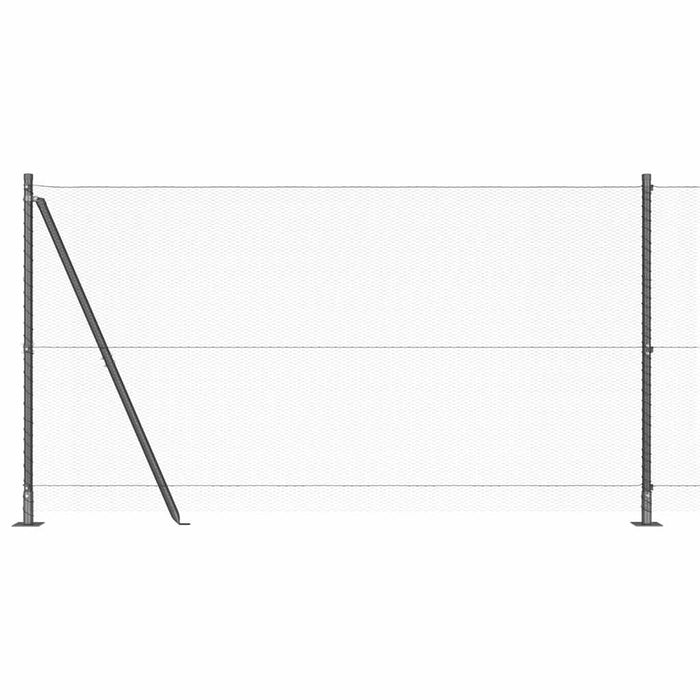 Stâlp de gard. Gri - WALTI WALTI