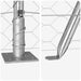 Stâlp de gard. Argintiu - WALTI WALTI