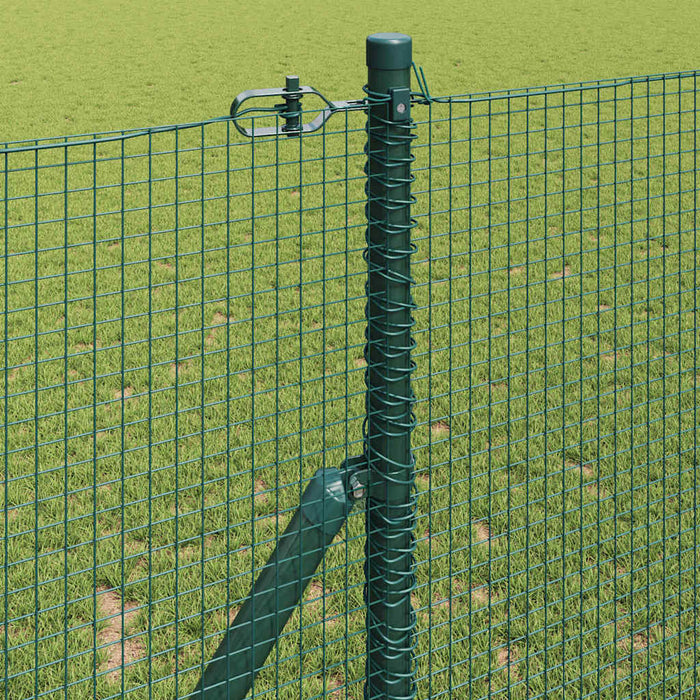 Îngrădire cu stâlpi Verde 1.4 x 10 m Oțel - WALTI WALTI