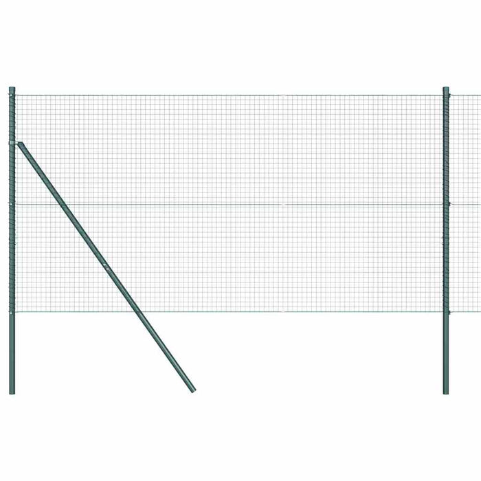 Îngrădire cu stâlpi Verde 1.4 x 10 m Oțel - WALTI WALTI