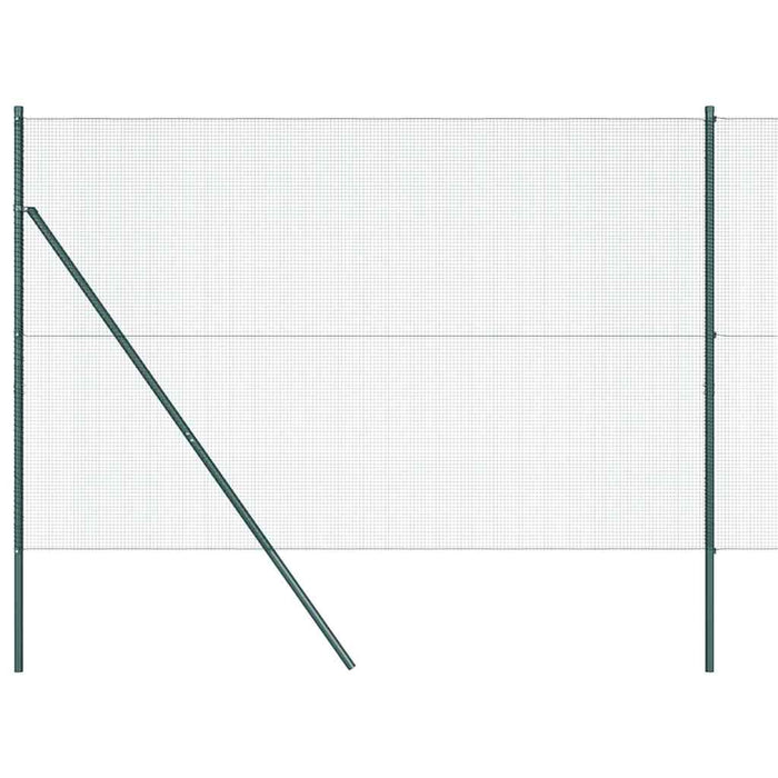Îngrădire cu stâlpi Verde 1.6 x 10 m Oțel - WALTI WALTI