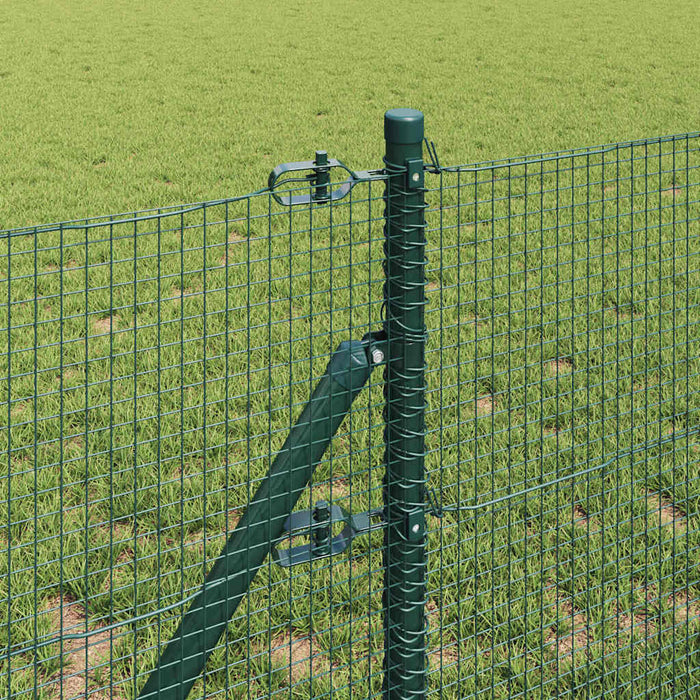 Îngrădire cu stâlpi Verde 0.4 x 25 m Oțel - WALTI WALTI