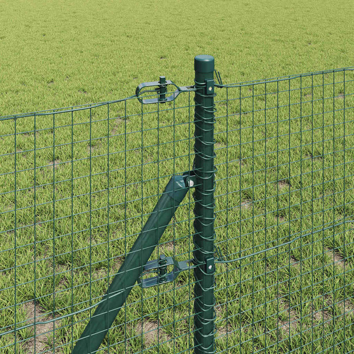 Îngrădire cu stâlpi Verde 0.4 x 25 m Oțel - WALTI WALTI