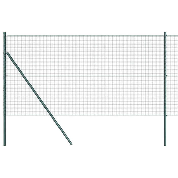 Îngrădire cu stâlpi Verde 1.2 x 25 m Oțel - WALTI WALTI