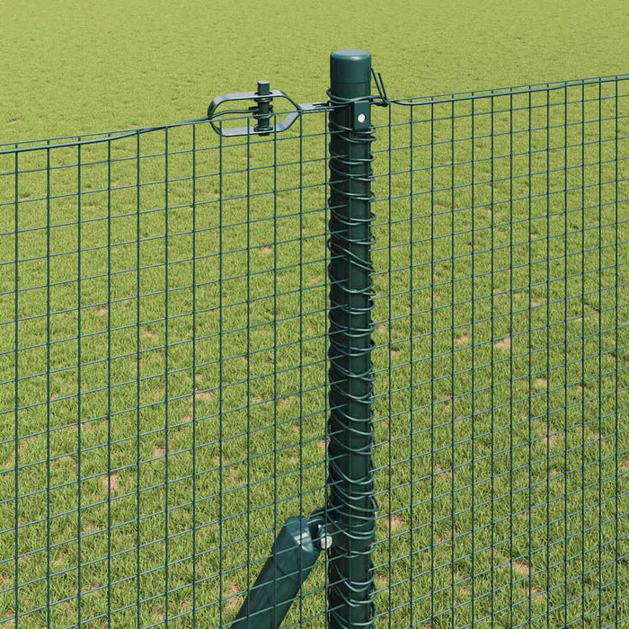 Îngrădire cu stâlpi Verde 1.5 x 25 m Oțel - WALTI WALTI