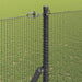 Stâlp de gard. Gri 25 x 1,5 m (12 x 12 mm plasă) Oțel - WALTI WALTI