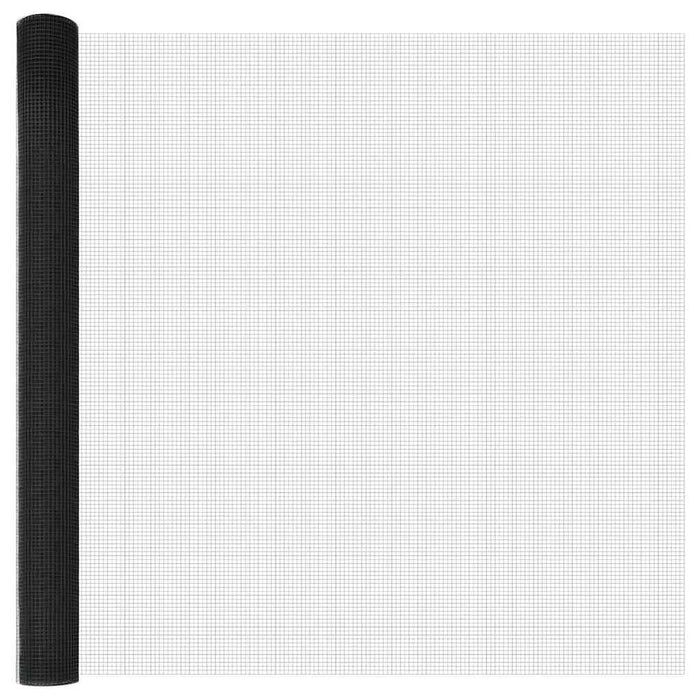 Stâlp de gard. Gri 25 x 1,5 m (12 x 12 mm plasă) Oțel - WALTI WALTI