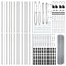 Stâlp de gard. Argintiu 50 x 0,8 m (plasă de 16 x 16 mm) Oțel - WALTI WALTI