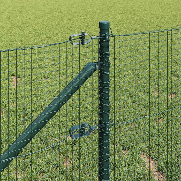 Stâlp de gard. Verde 10 x 0,4 m (19 x 19 mm plasă) Oțel și PVC - WALTI WALTI