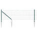 Stâlp de gard. Verde 10 x 0,4 m (plasă 25 x 25 mm) Oțel și PVC - WALTI WALTI